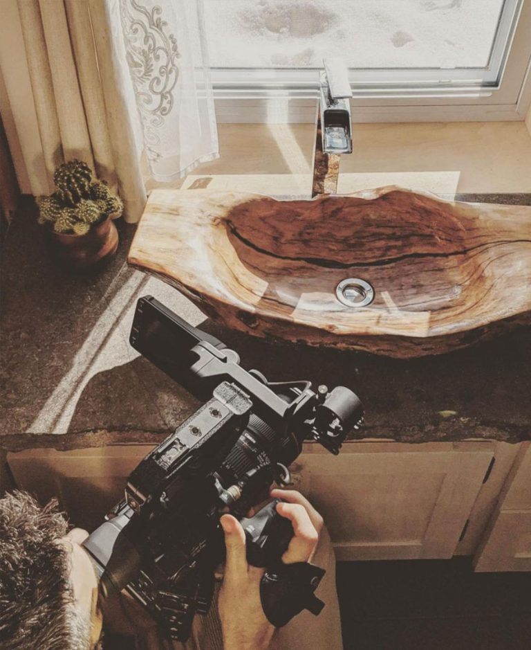 Alexandre Comtois, vidéaste, en tournage