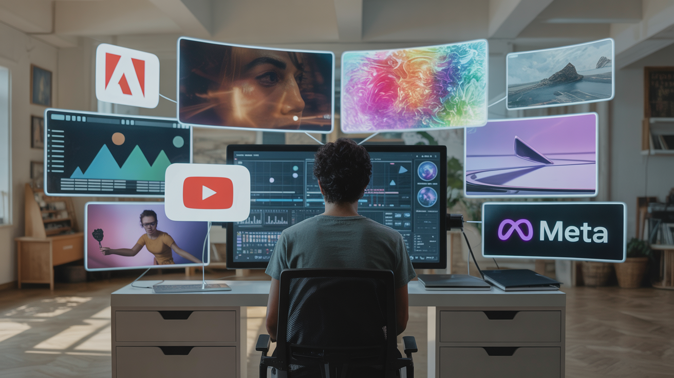 Adobe sort l’artillerie lourde : une suite IA complète pour créateurs